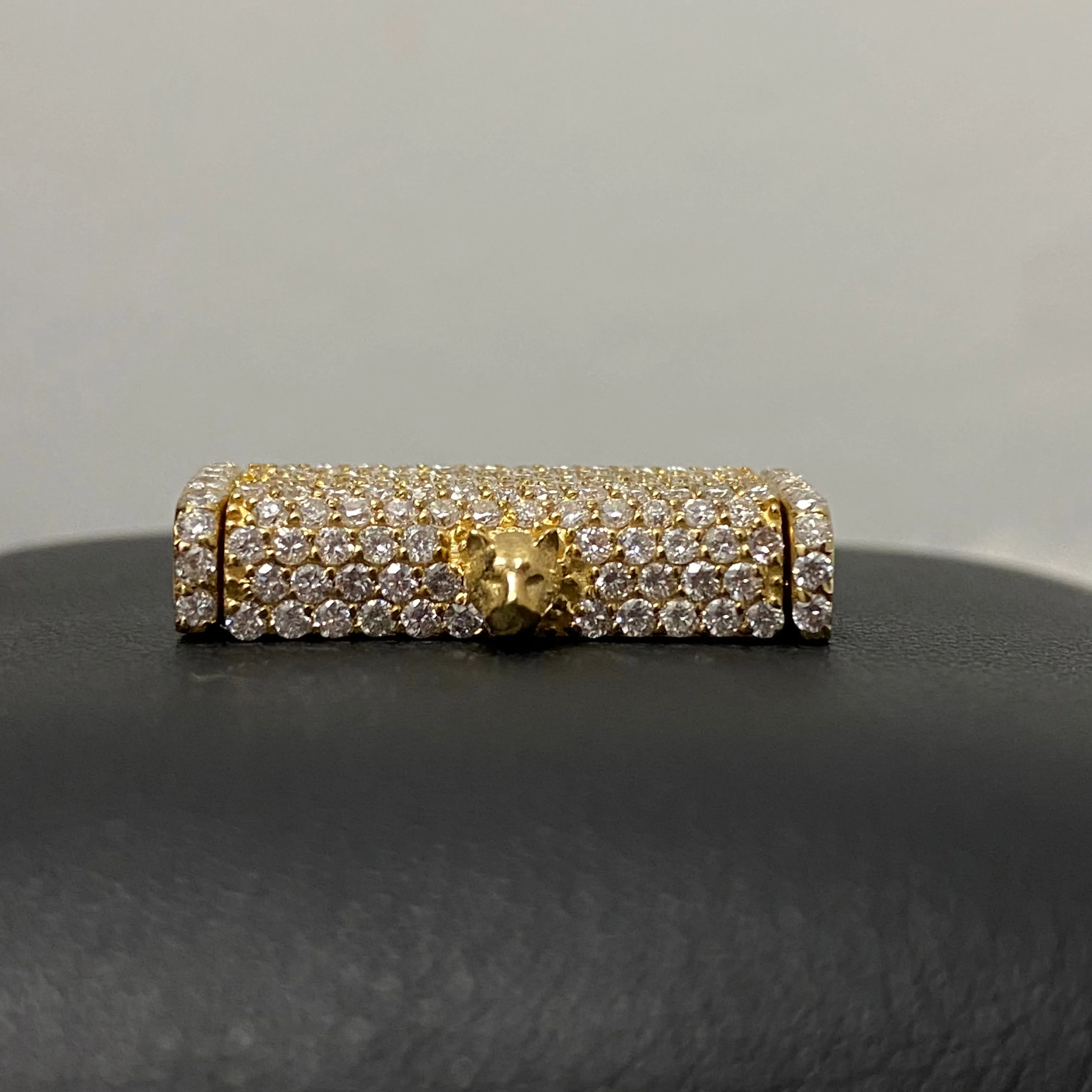 10K Yellow Gold Diamond Sleek Lock Ct Dia / 15.8gr / 14.5mm