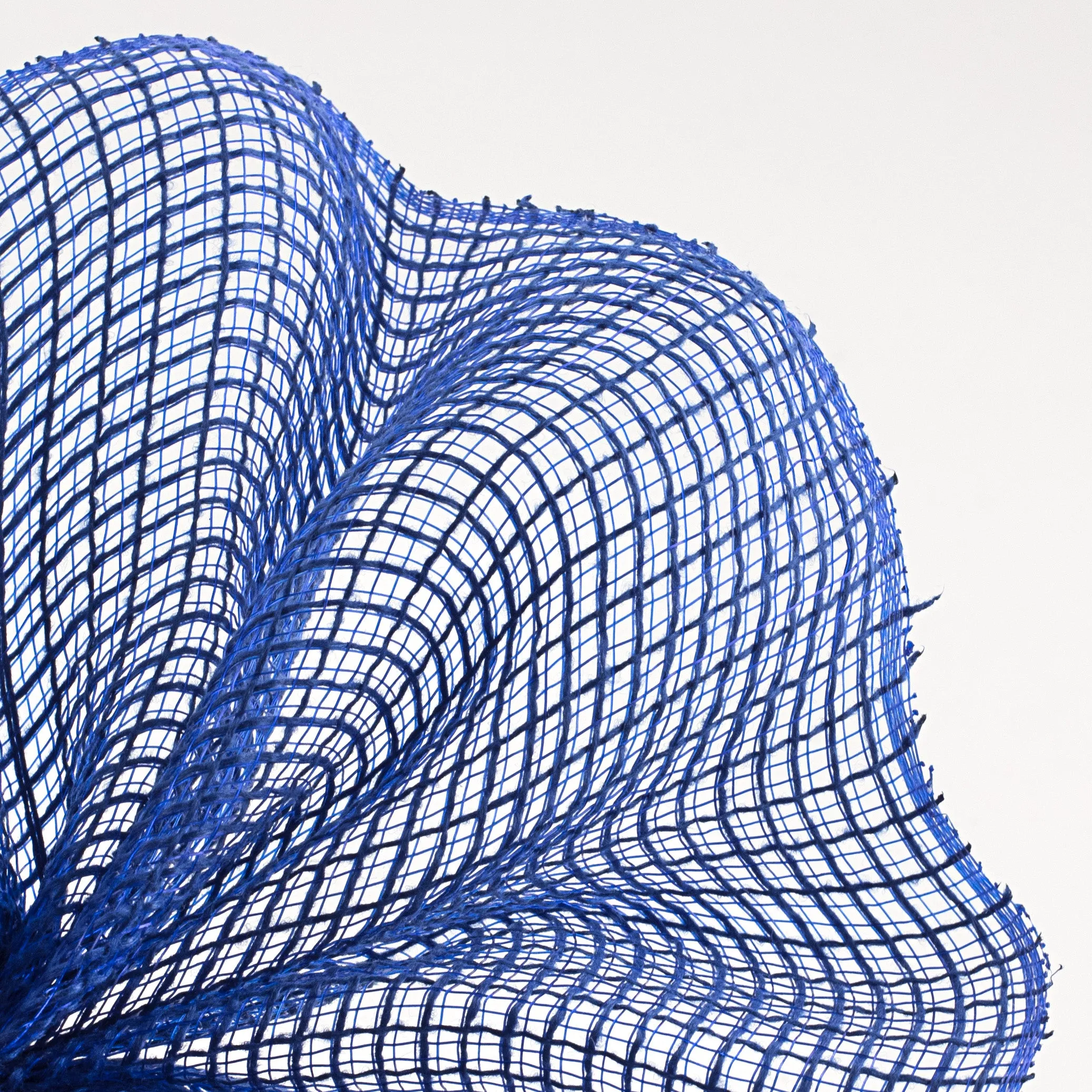 10" Check Fabric Mesh: Royal Blue
