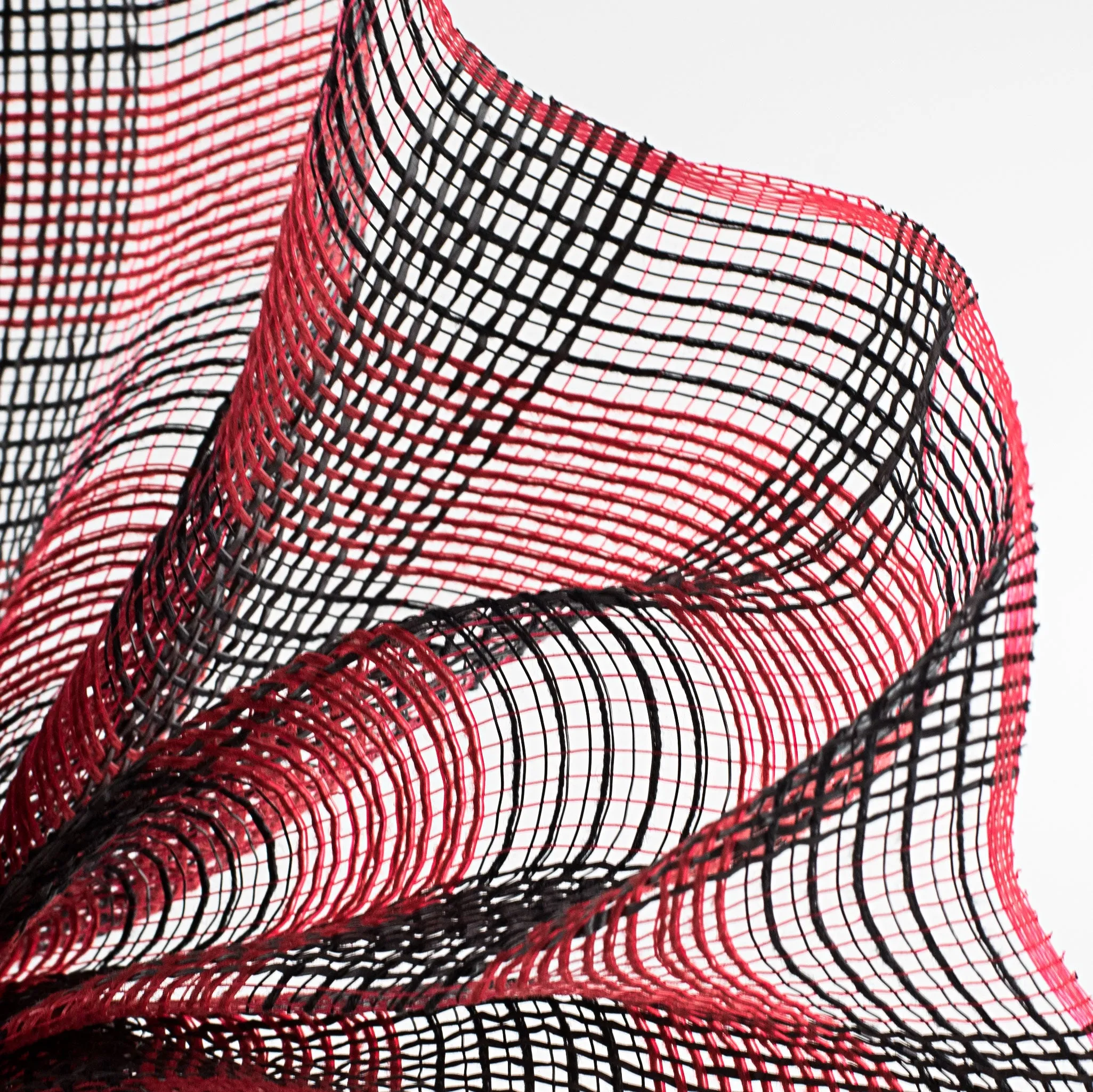 10" Cotton Check Deco Mesh: Buffalo Plaid