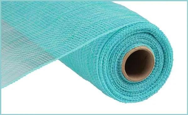 10" Deco Poly Mesh: Lt Blue/Aqua