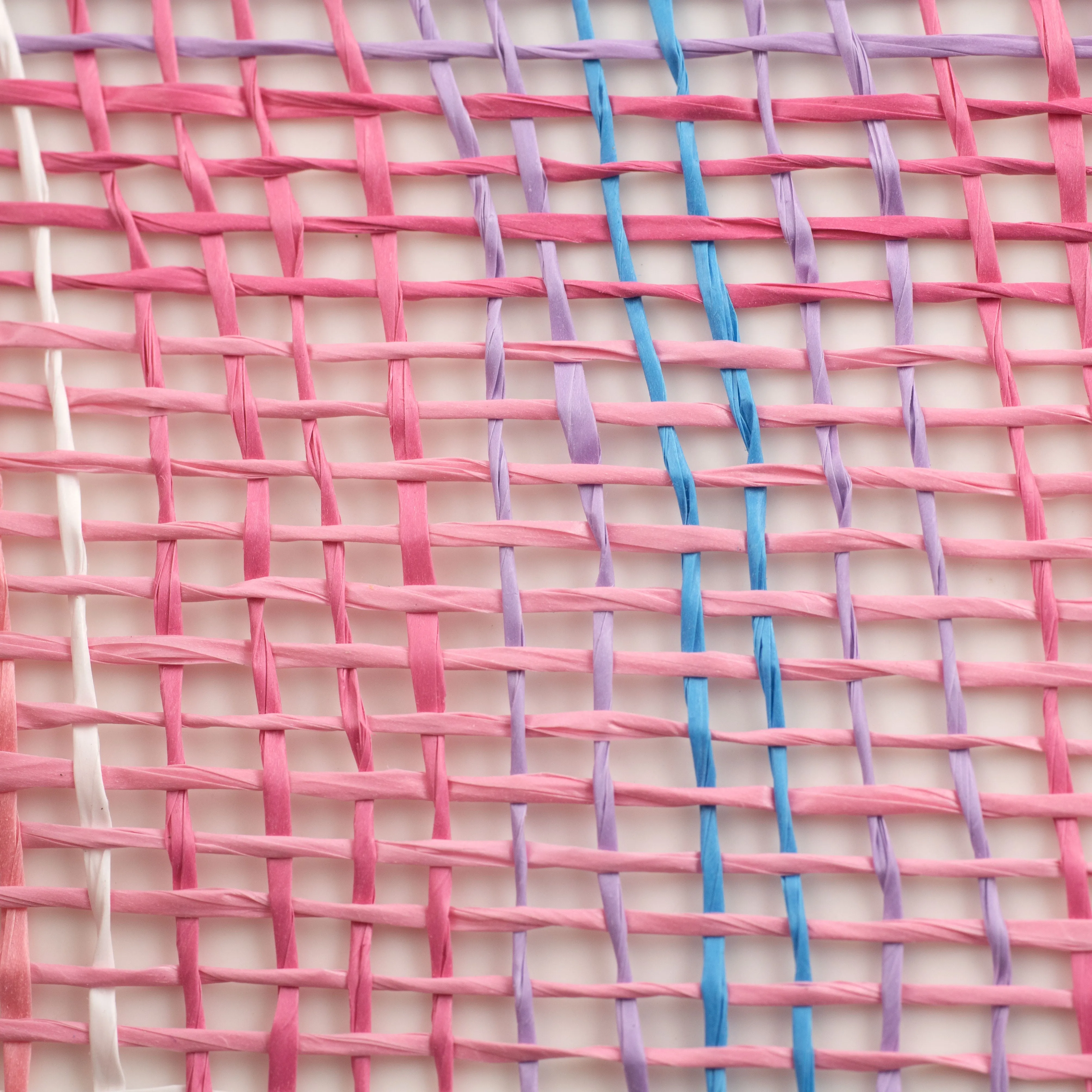 10" Plaid Poly Burlap Mesh: Pink, Fuchsia, Lavender, Blue, White