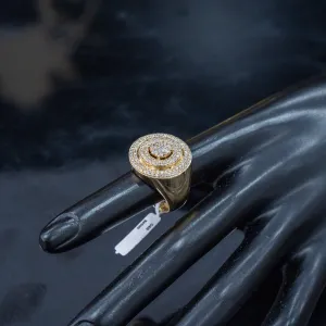 14K Yellow Gold Luxury Ring With Diamond 1.69Ct / 10.3gr / Size 9