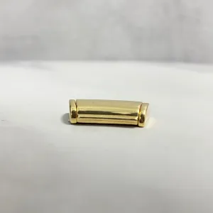 14K Yellow Gold Plain Sleek Lock / 6.4gr / 11mm / 0.6in
