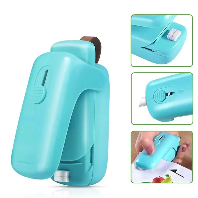 2 IN 1 Portable Cutter Bag Food Sealer Vacuum Machine