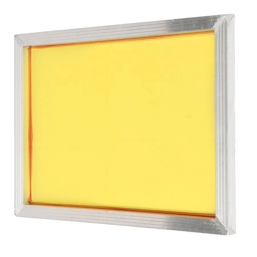 230 Mesh Yellow 20" x 24" Aluminum Screen Printing Frame
