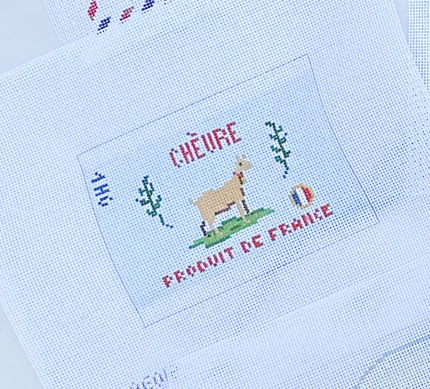 3D Goat's Cheese Needlepoint Canvas