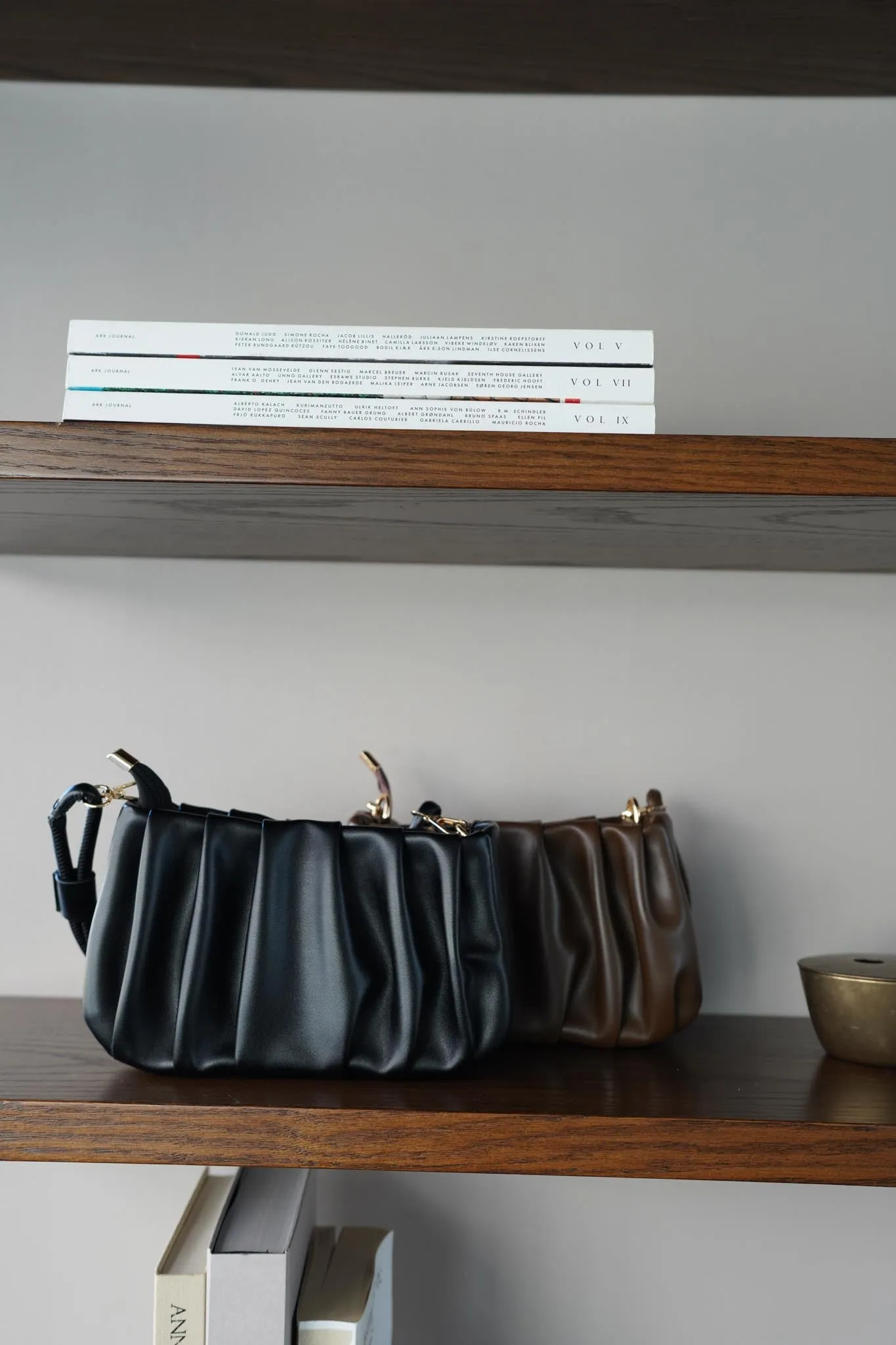 【再入荷】3way gathered mini bag