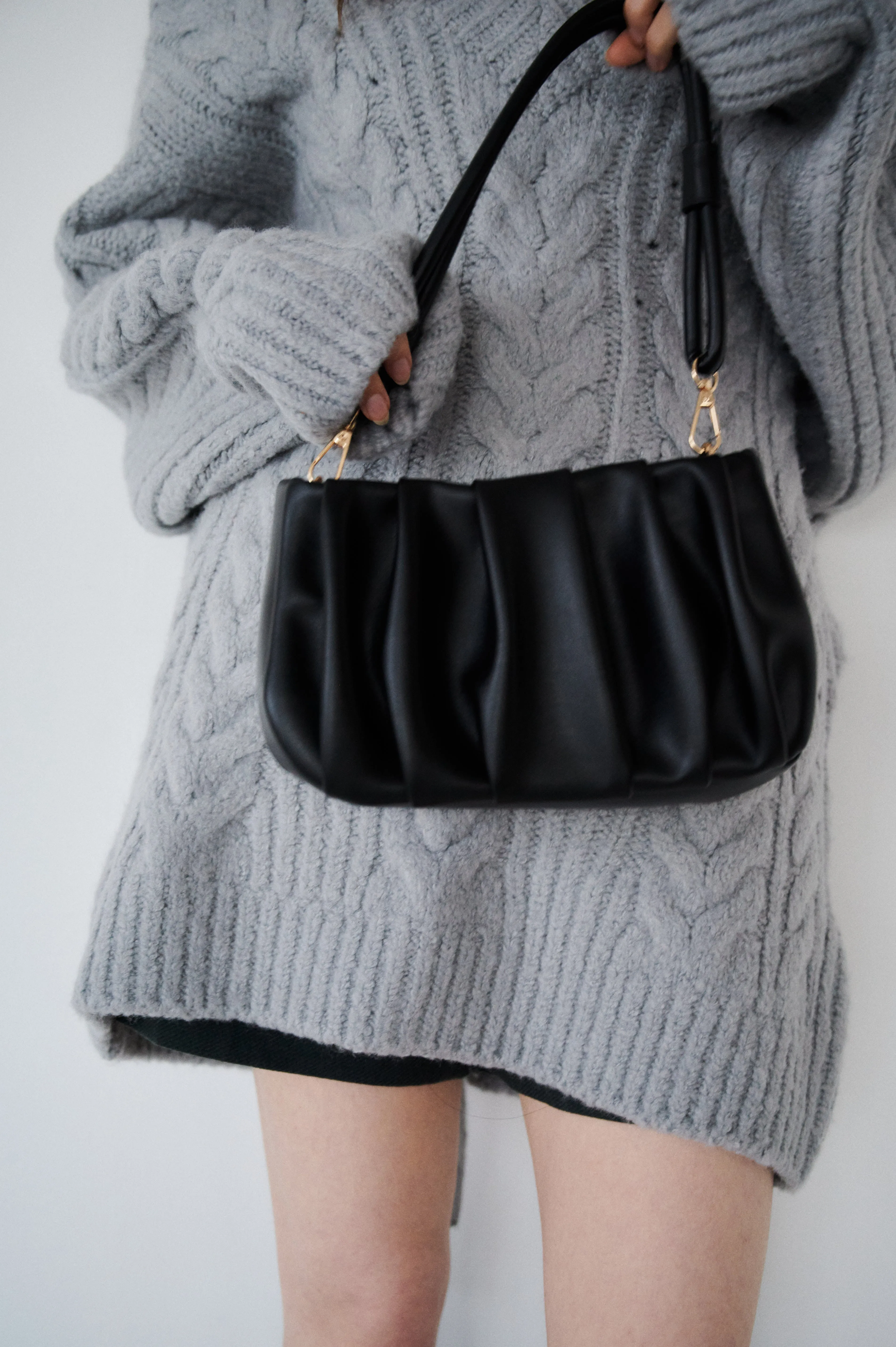 【再入荷】3way gathered mini bag