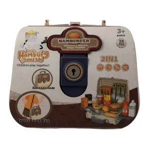 689-34 MINI HAMBURGER HAND BAG M.T