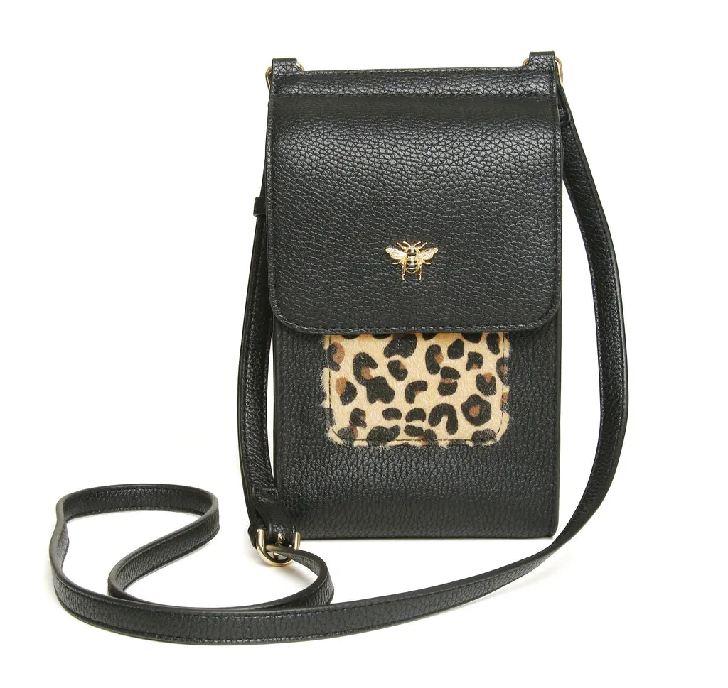 Alice Wheeler Mini Bloomsbury Crossbody Bag - Leopard