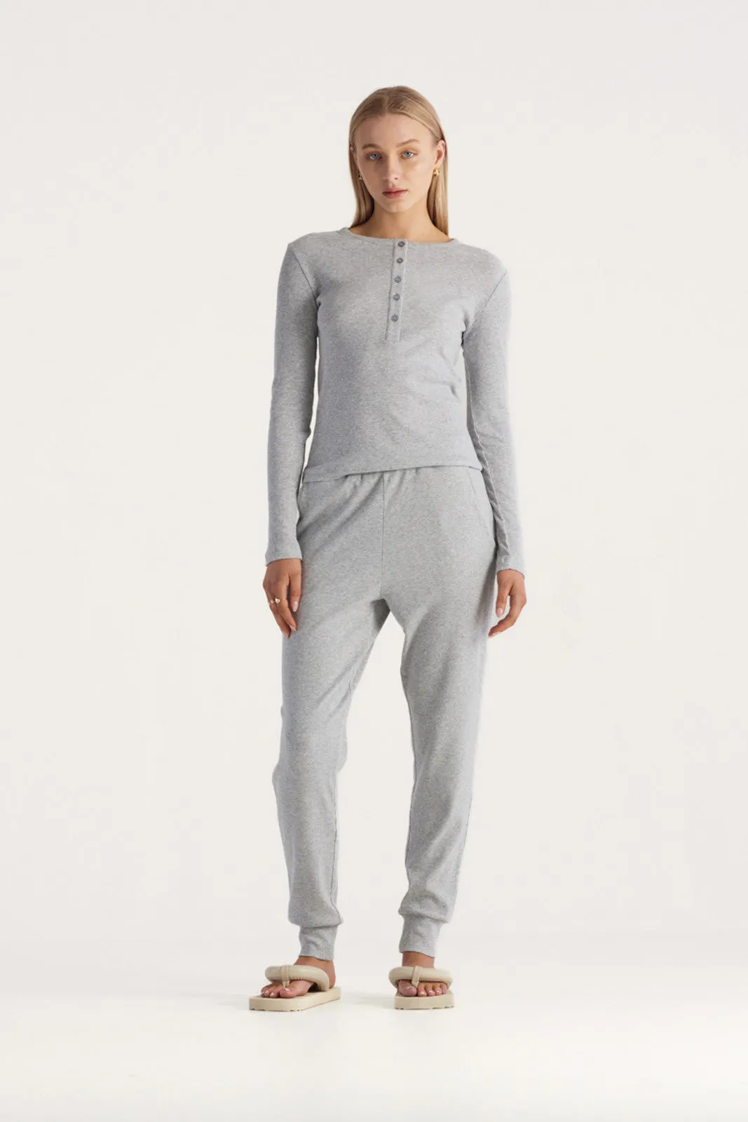 AUTUMN PJ SET GREY MARLE