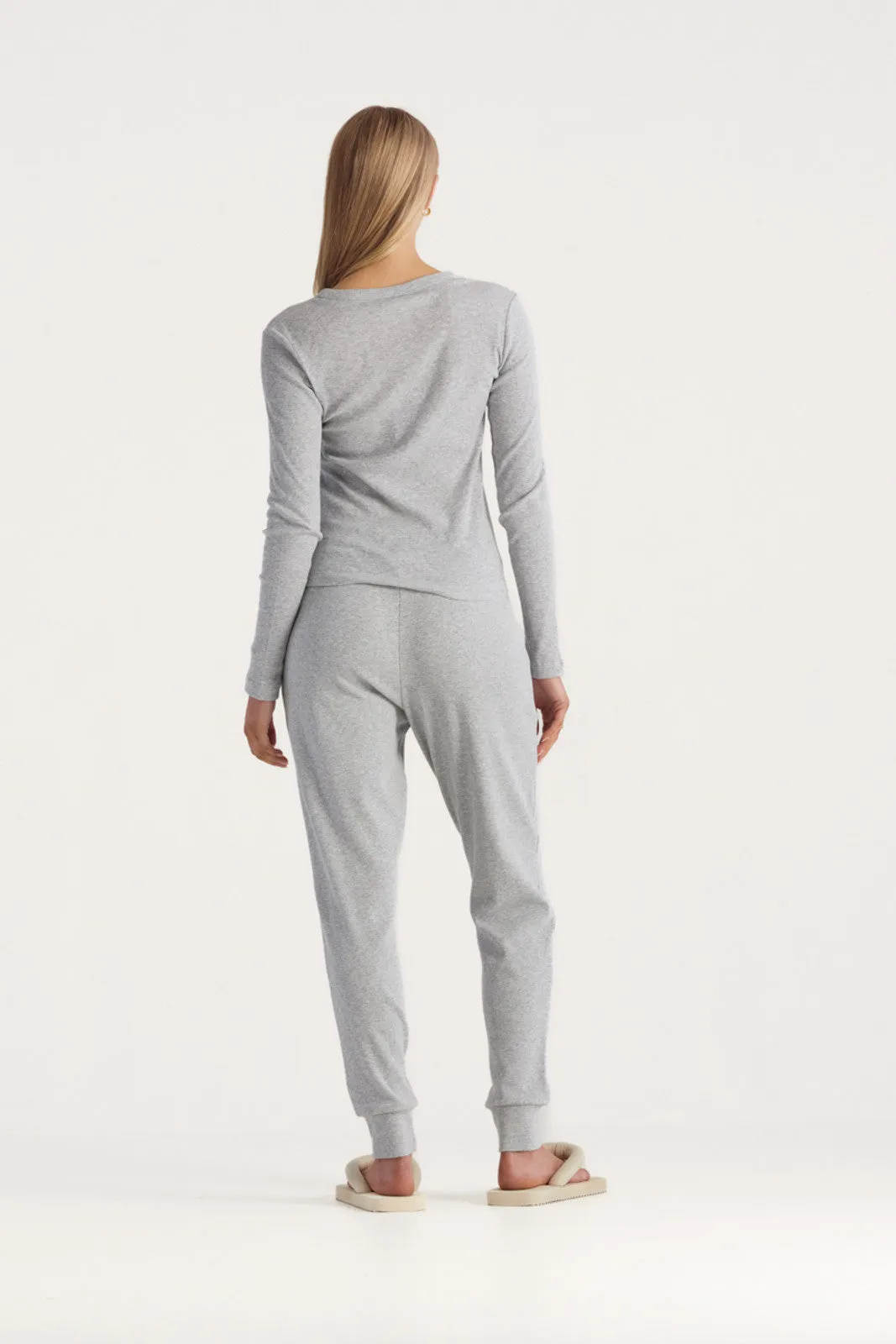 AUTUMN PJ SET GREY MARLE