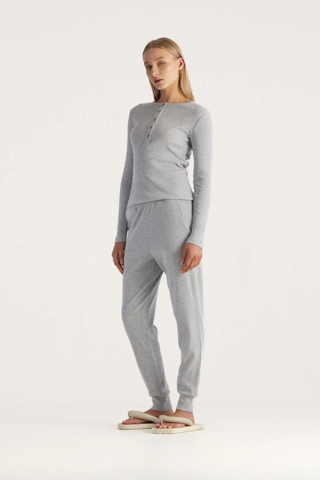 AUTUMN PJ SET GREY MARLE