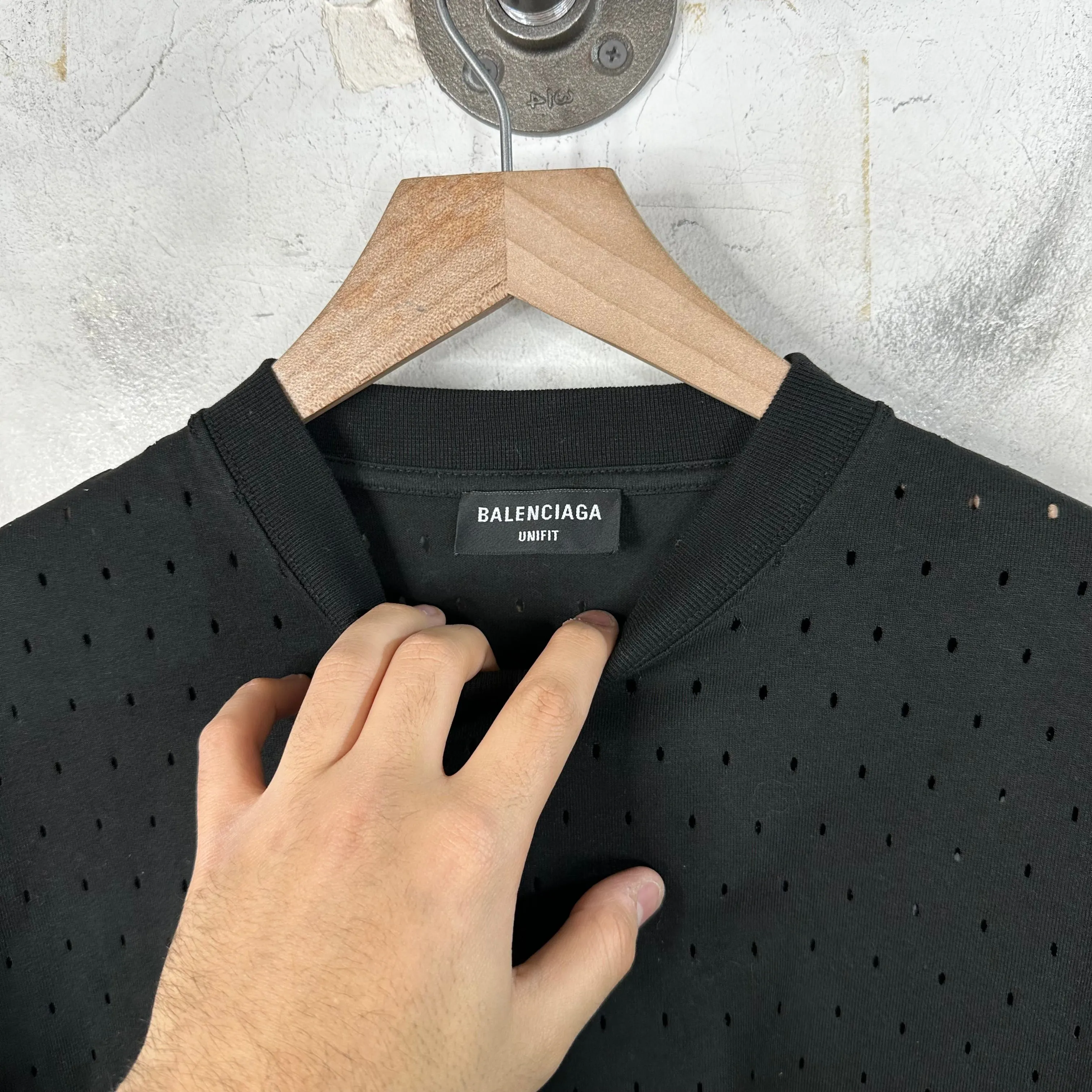 Balenciaga Mesh Sporty T-Shirt