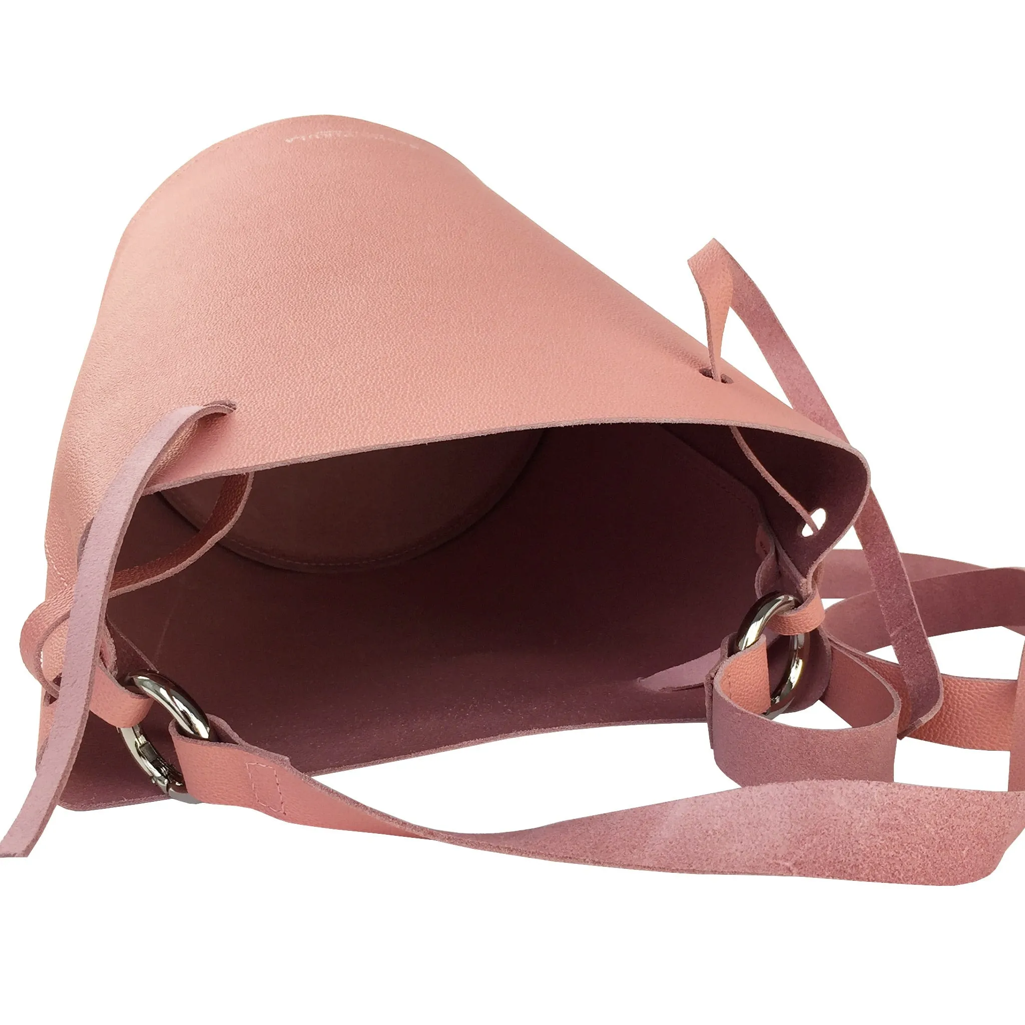 BARREL MINI SAFFIANO PINK