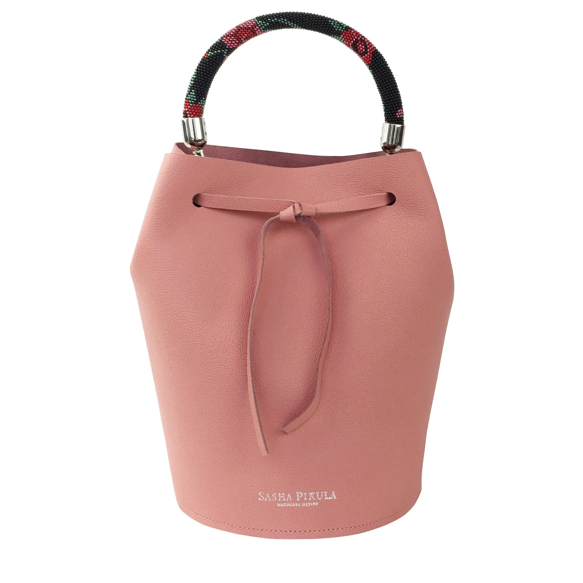 BARREL MINI SAFFIANO PINK