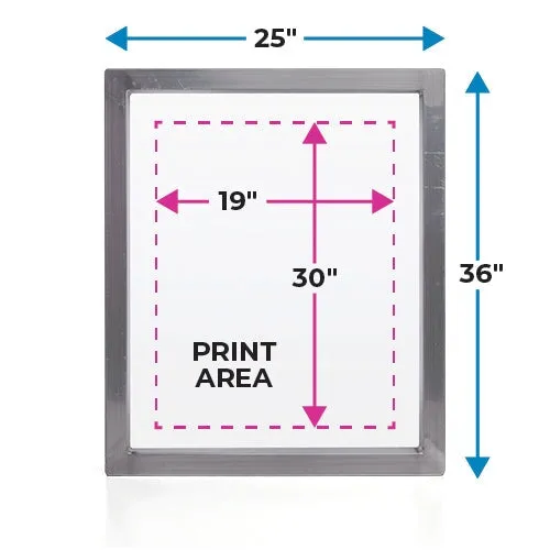 Baselayr 25x36in Aluminum Screen Printing Frame