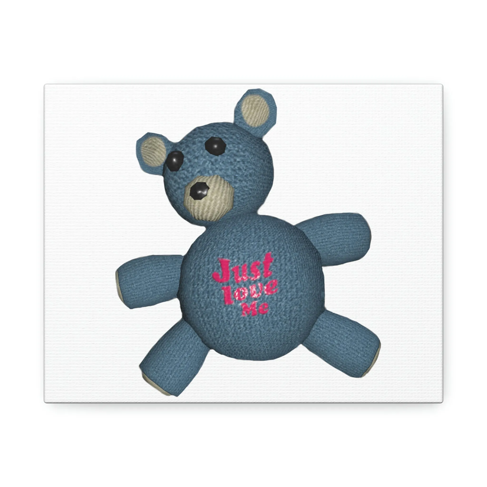 Bear Object Stretched Canvas