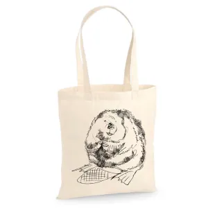 Beaver tote bag