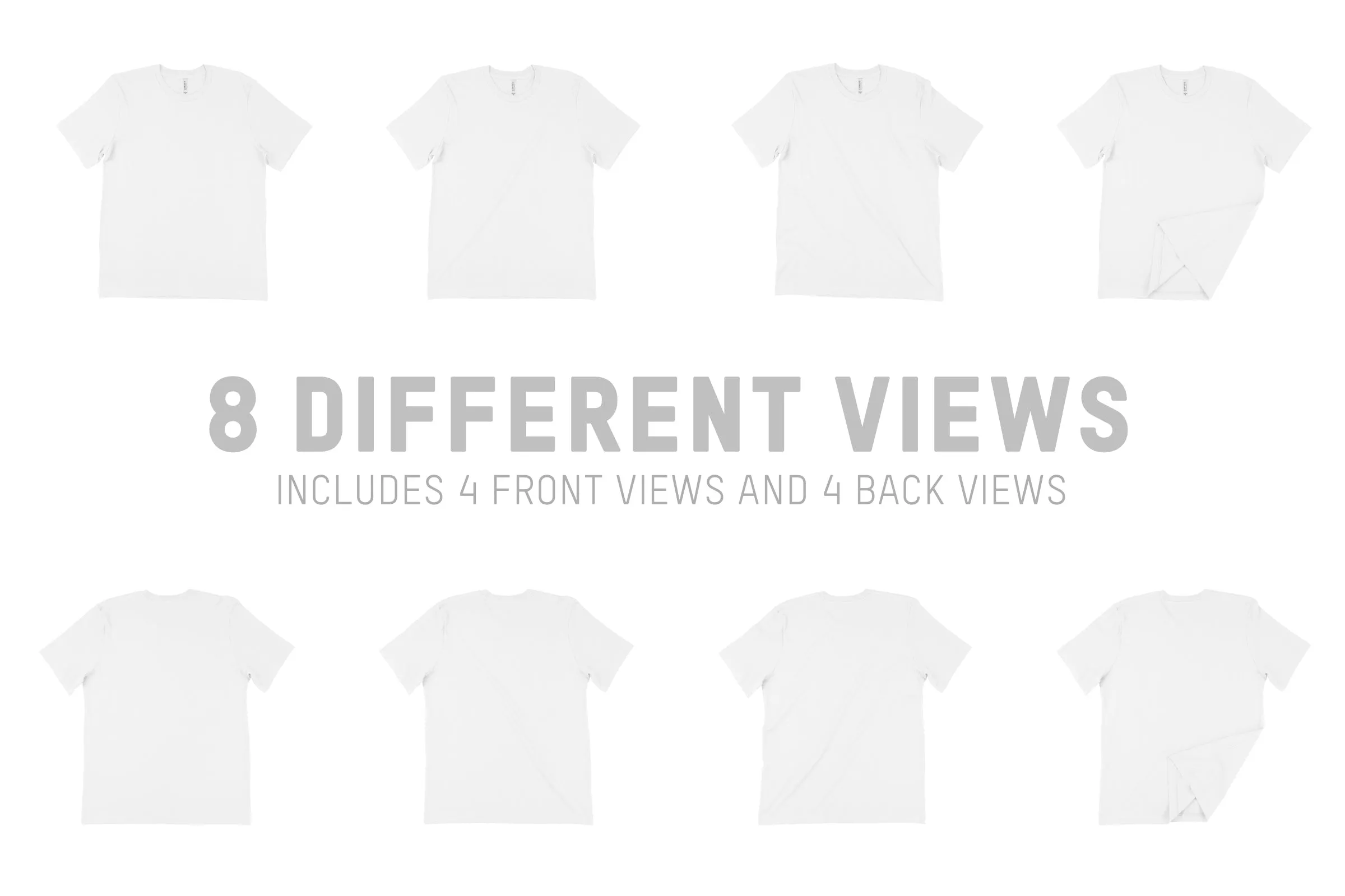 Bella   Canvas 3091 Heavyweight T-Shirt Mockups
