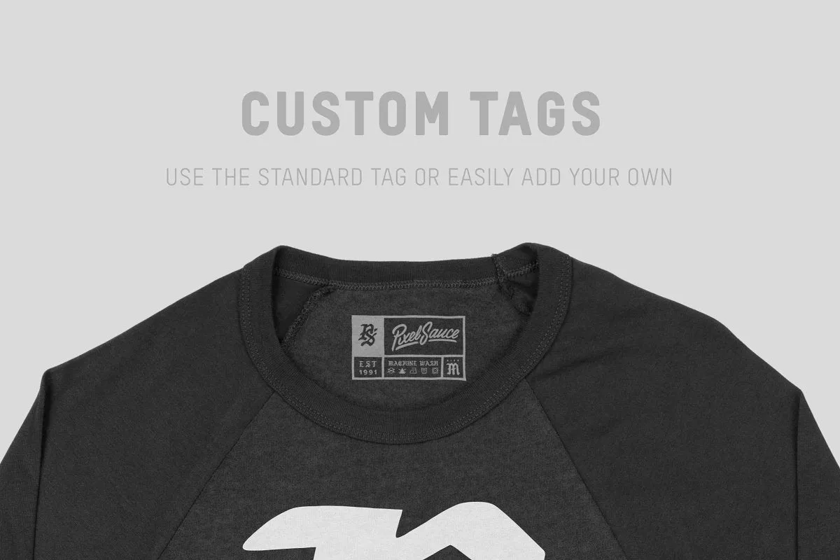 Bella   Canvas 3200 3/4 Baseball T-Shirt Mockups