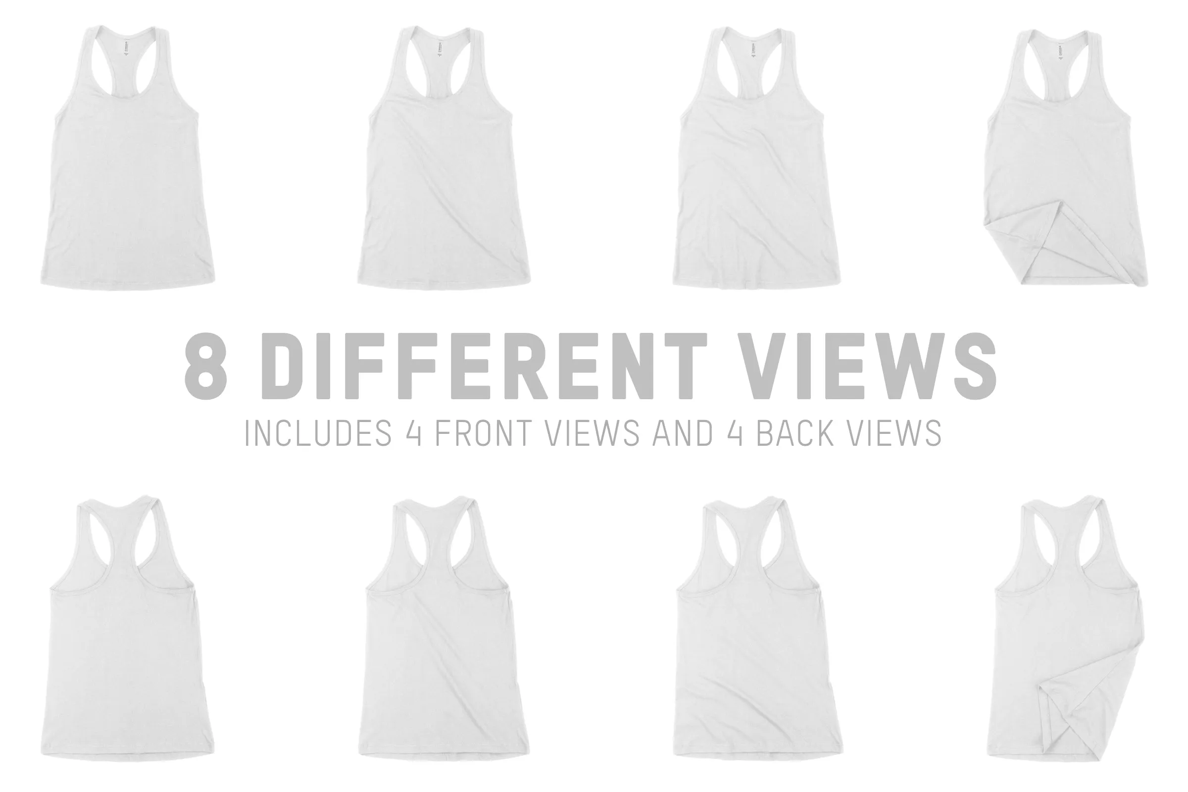 Bella   Canvas 6008 Racerback Tank Mockups