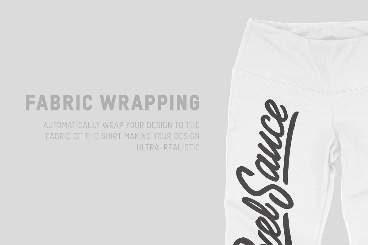 Bella   Canvas 811 Capri Fit Leggings Mockups