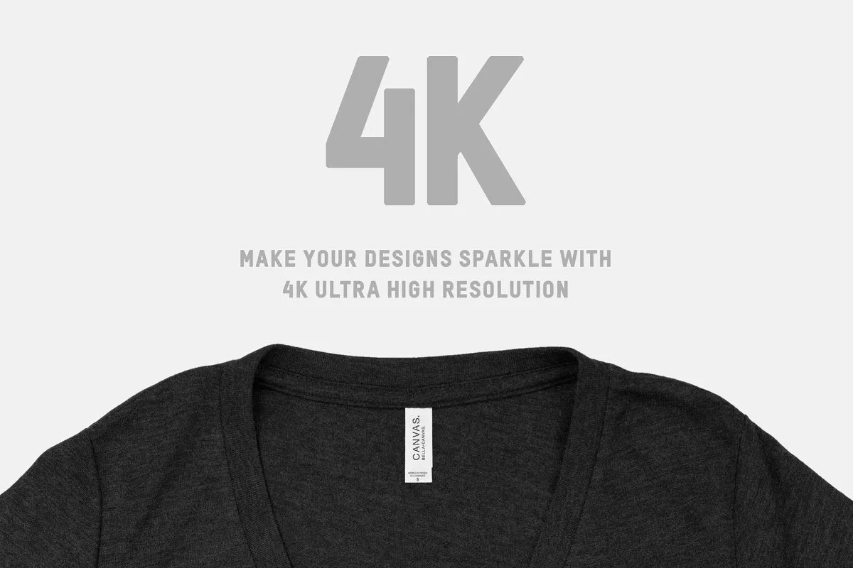 Bella   Canvas 8435 Triblend V-Neck Mockups