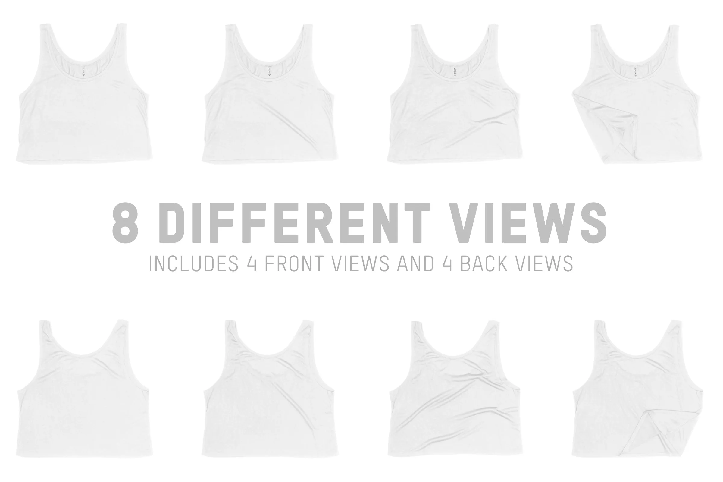 Bella   Canvas 8880 Flowy Boxy Tank Mockups