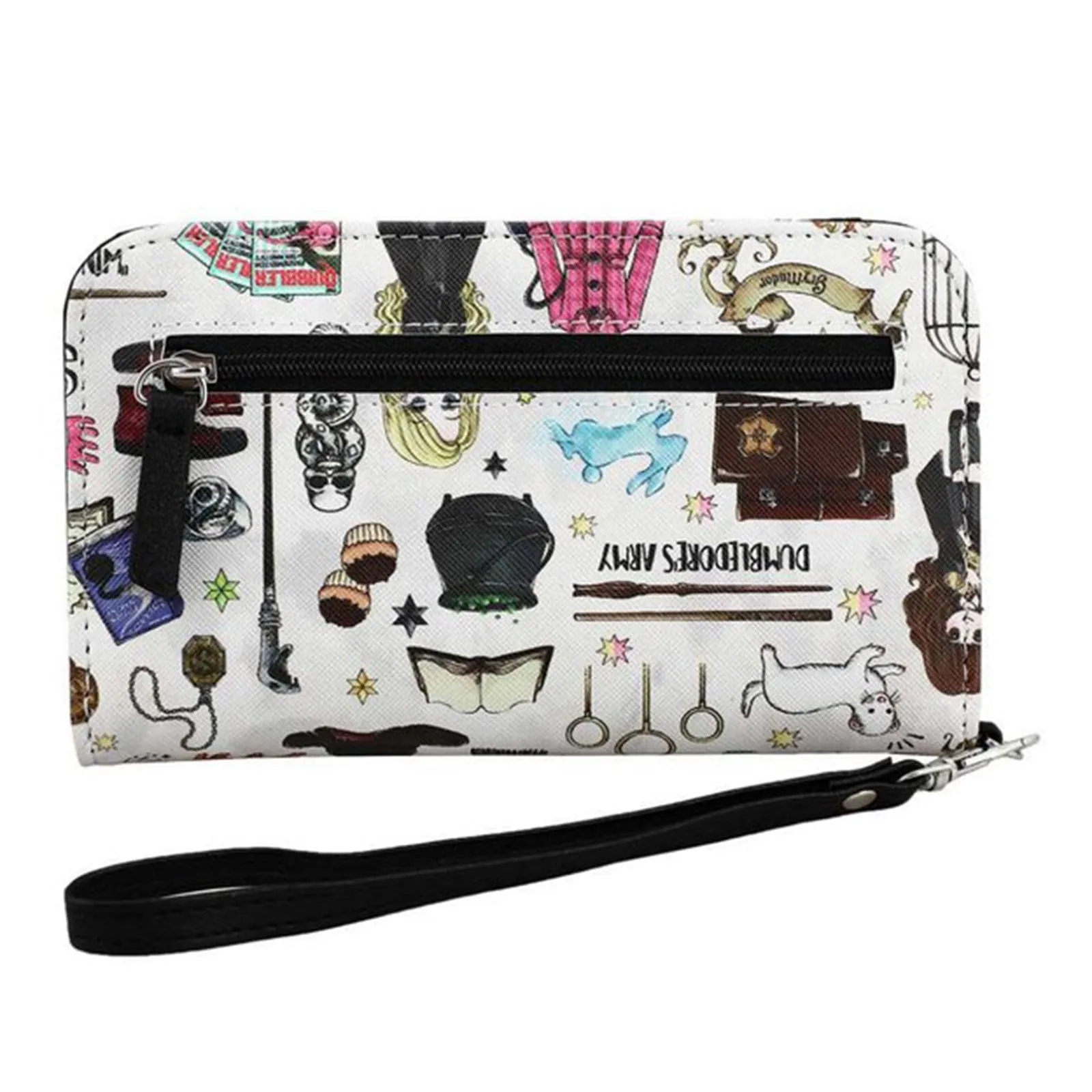 Bioworld Harry Potter Chibi Characters And Accessories All Over Print Wallet
