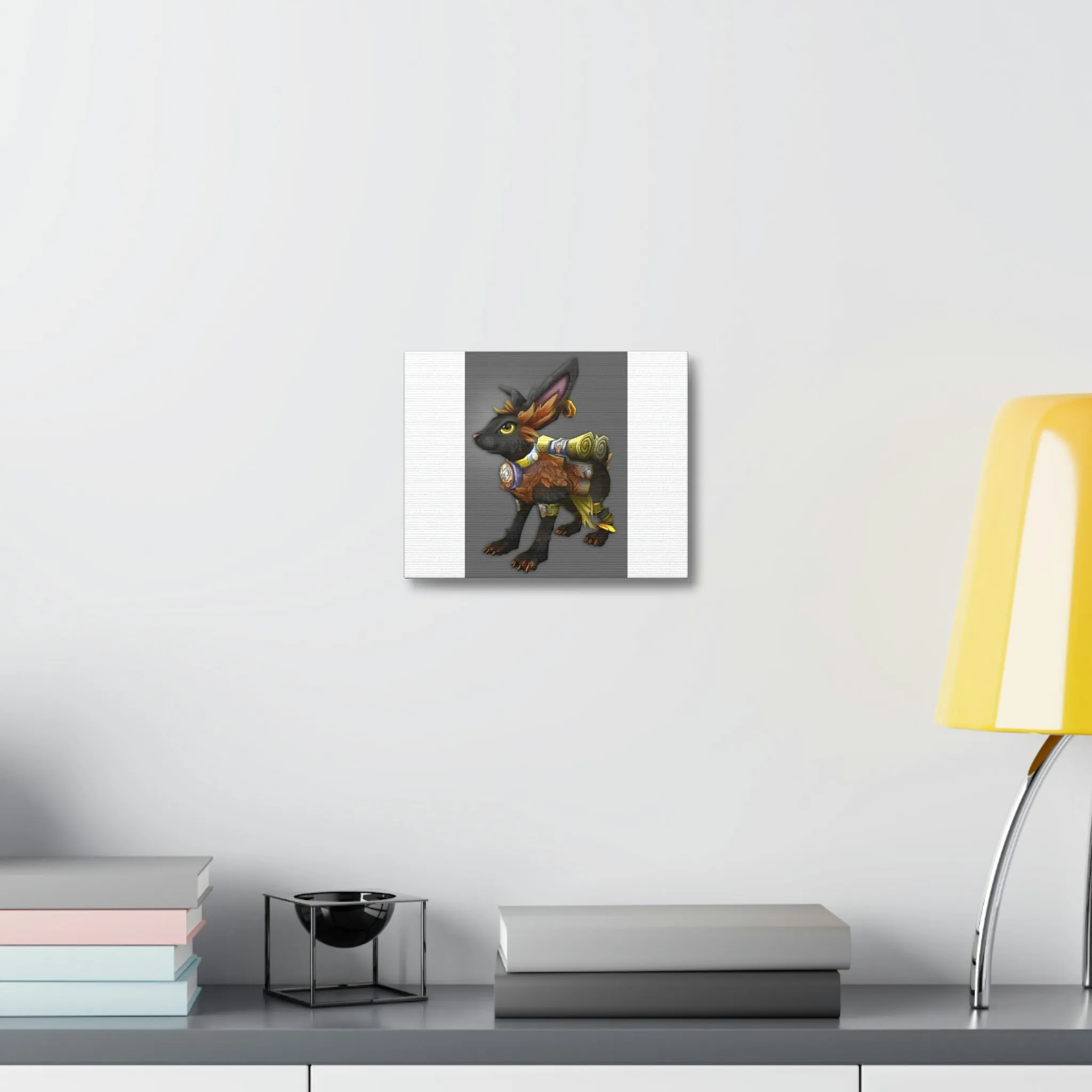 Black Amara Stretched Canvas