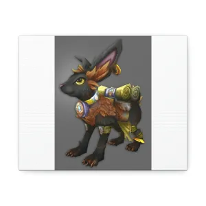 Black Amara Stretched Canvas