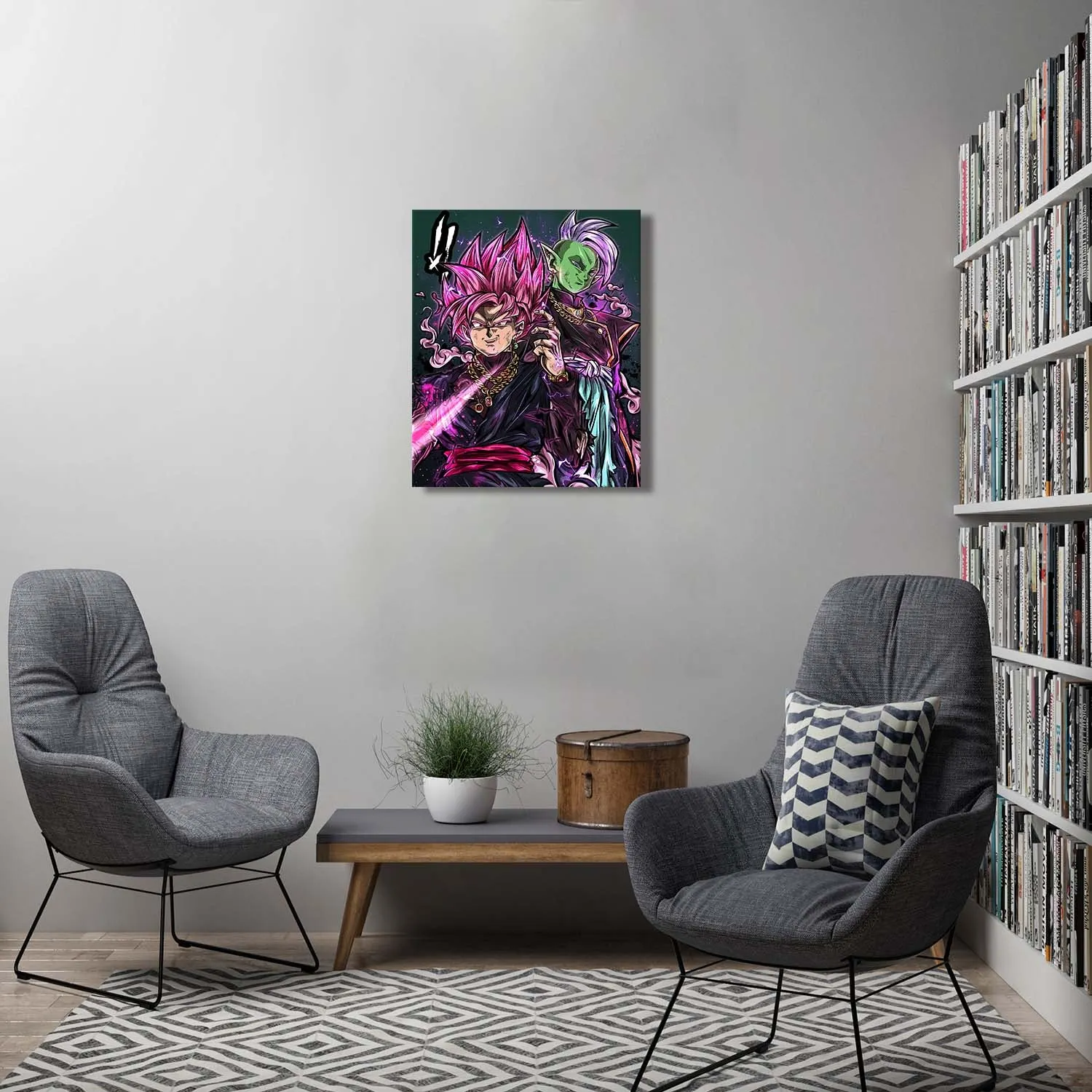 Black Identity Canvas Wall Art