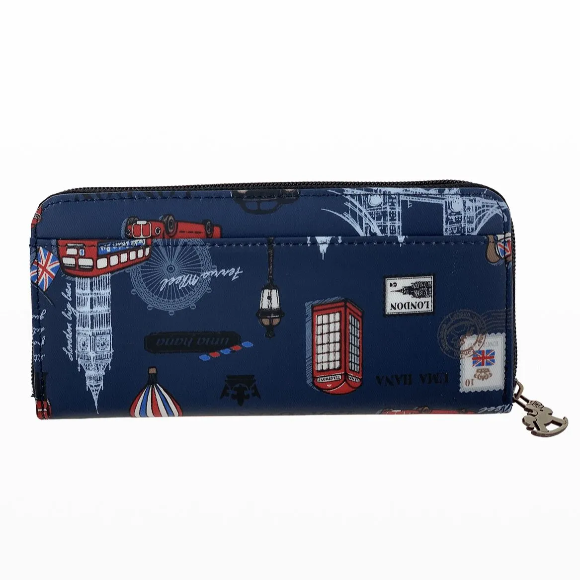 Blue London Long Wallet