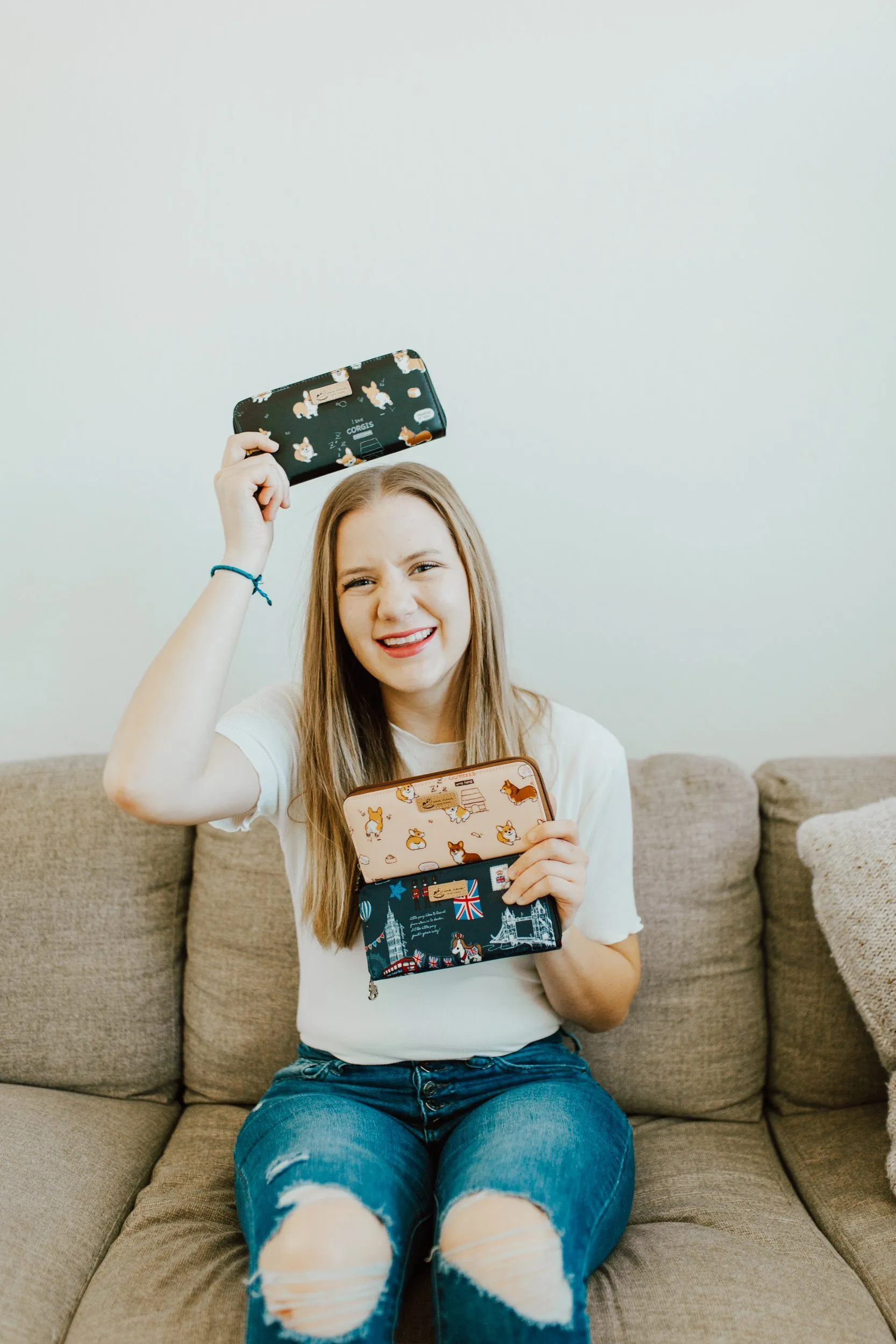 Blue London Long Wallet