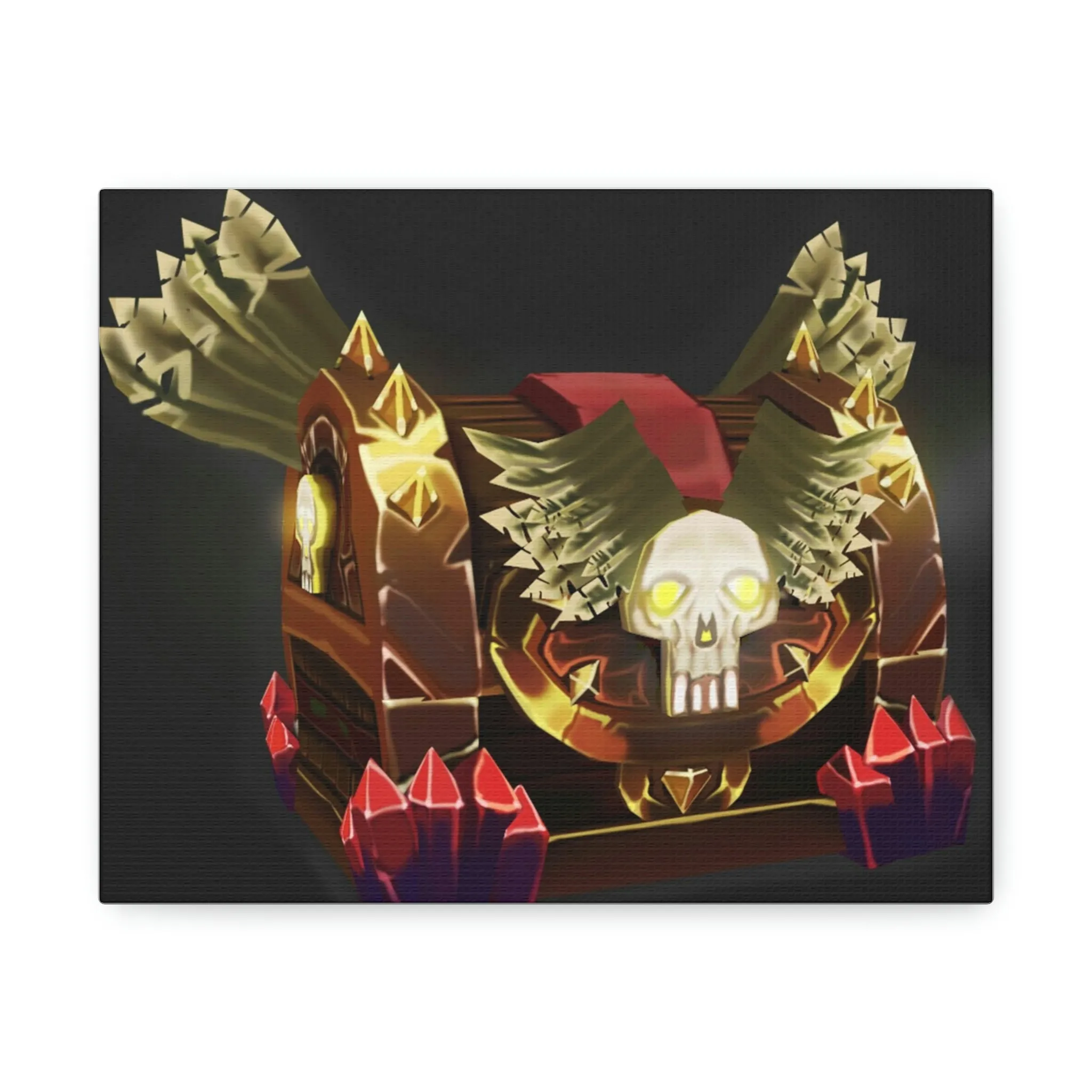 Bone Chest Stretched Canvas
