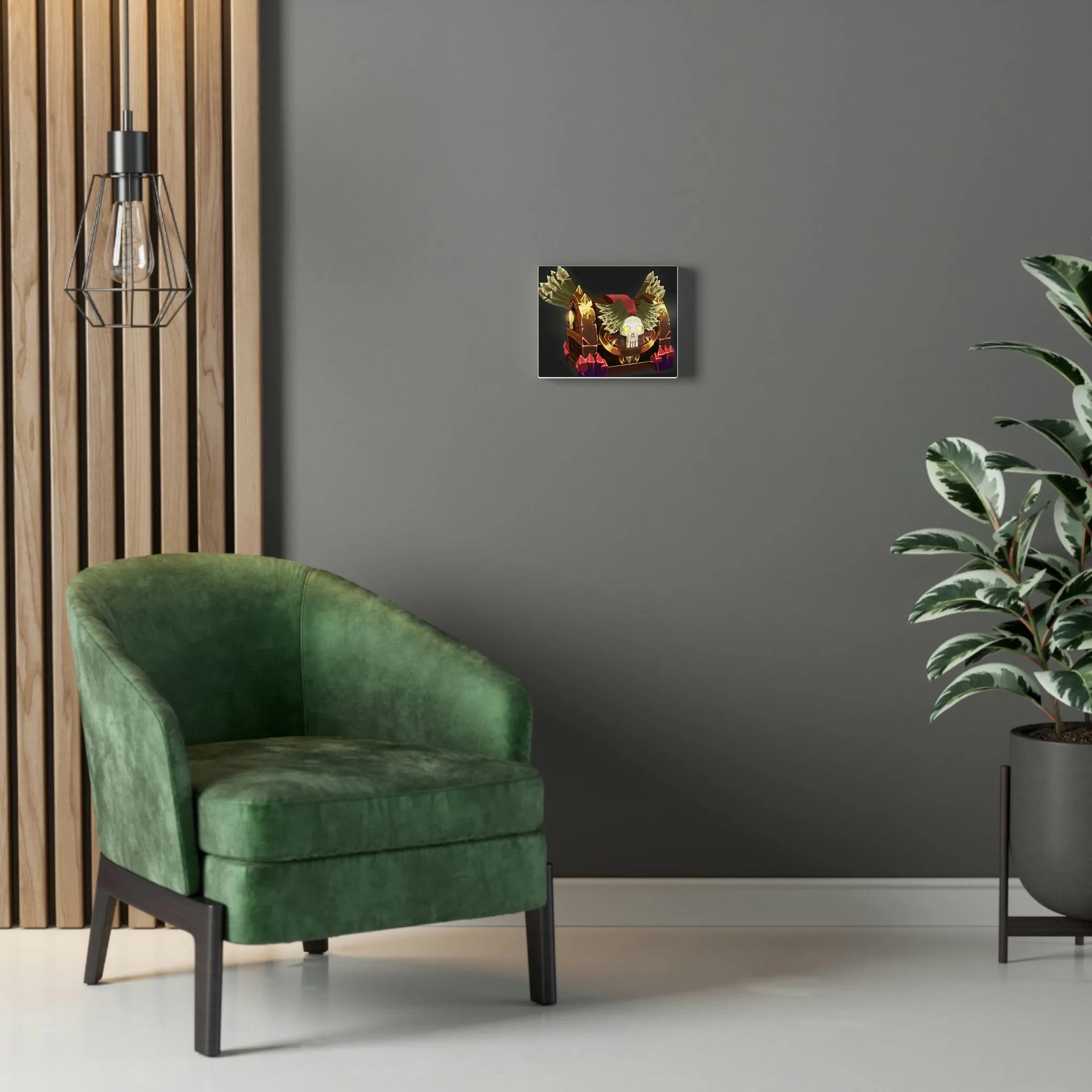 Bone Chest Stretched Canvas