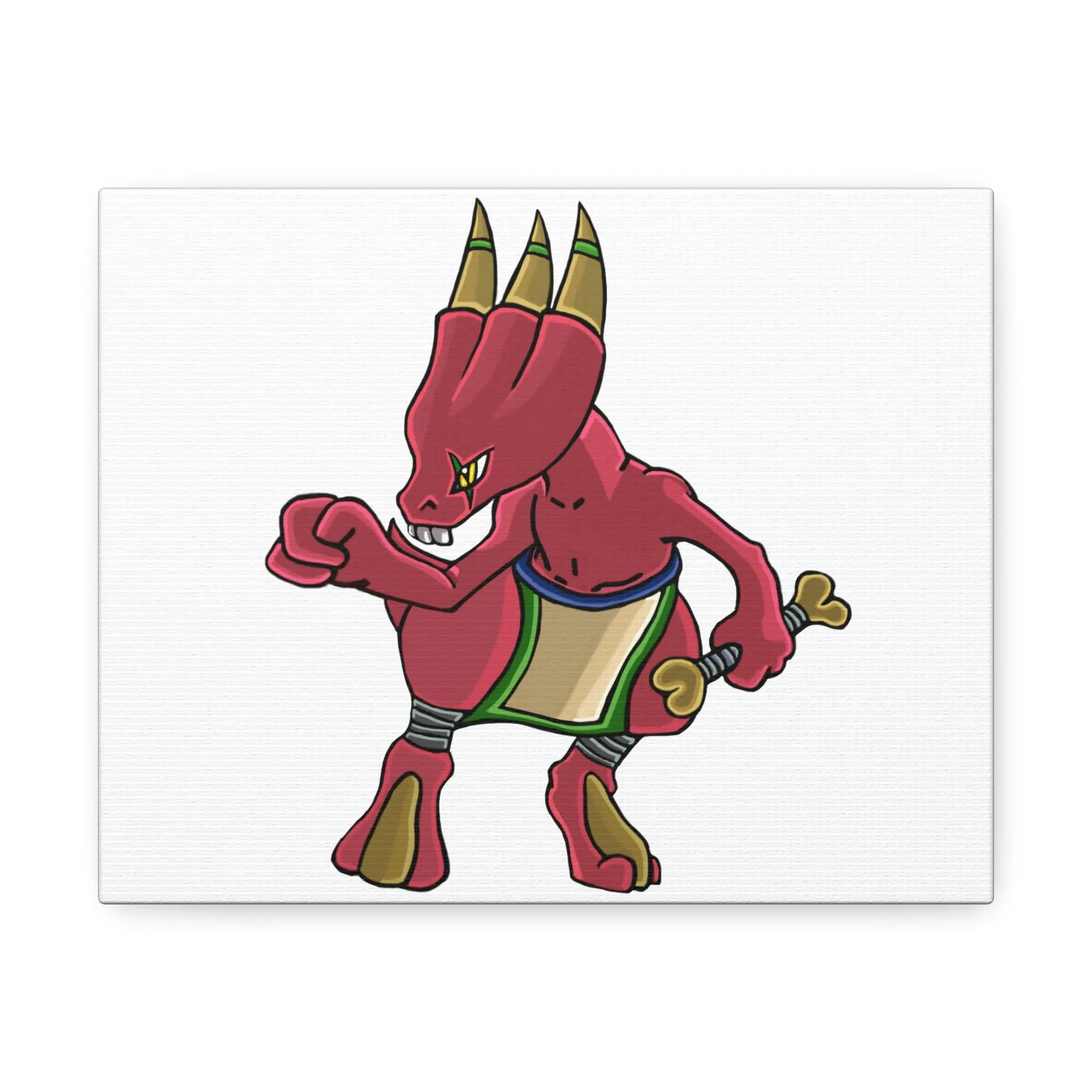 Bonegar Stretched Canvas