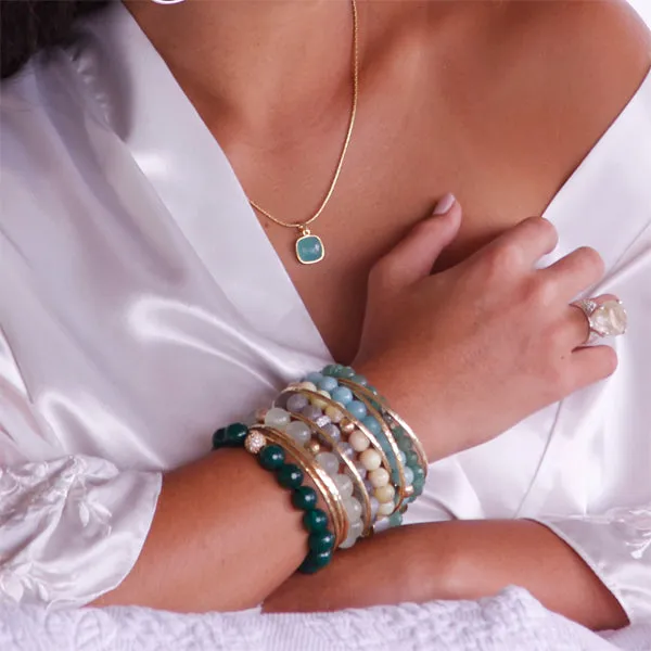 Bracelet - Beaded Smokey Quartz Signature Collection
