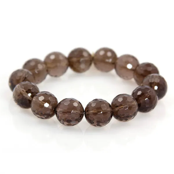 Bracelet - Beaded Smokey Quartz Signature Collection