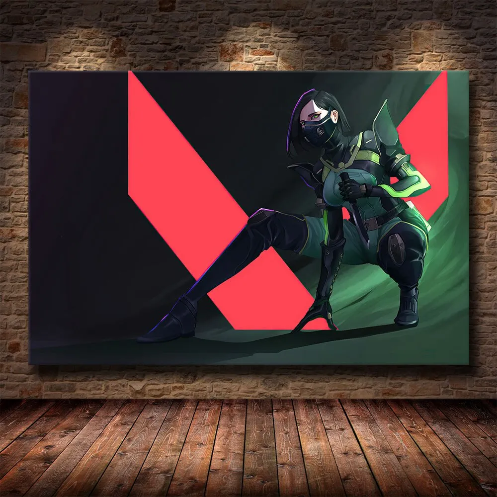 Canvas Painting Valorant Set- 2 (Variants Available)