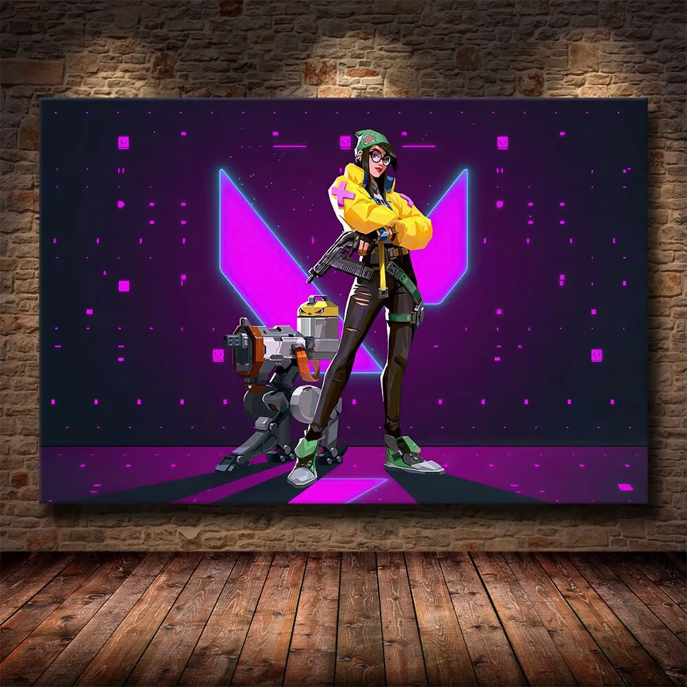 Canvas Painting Valorant Set- 2 (Variants Available)
