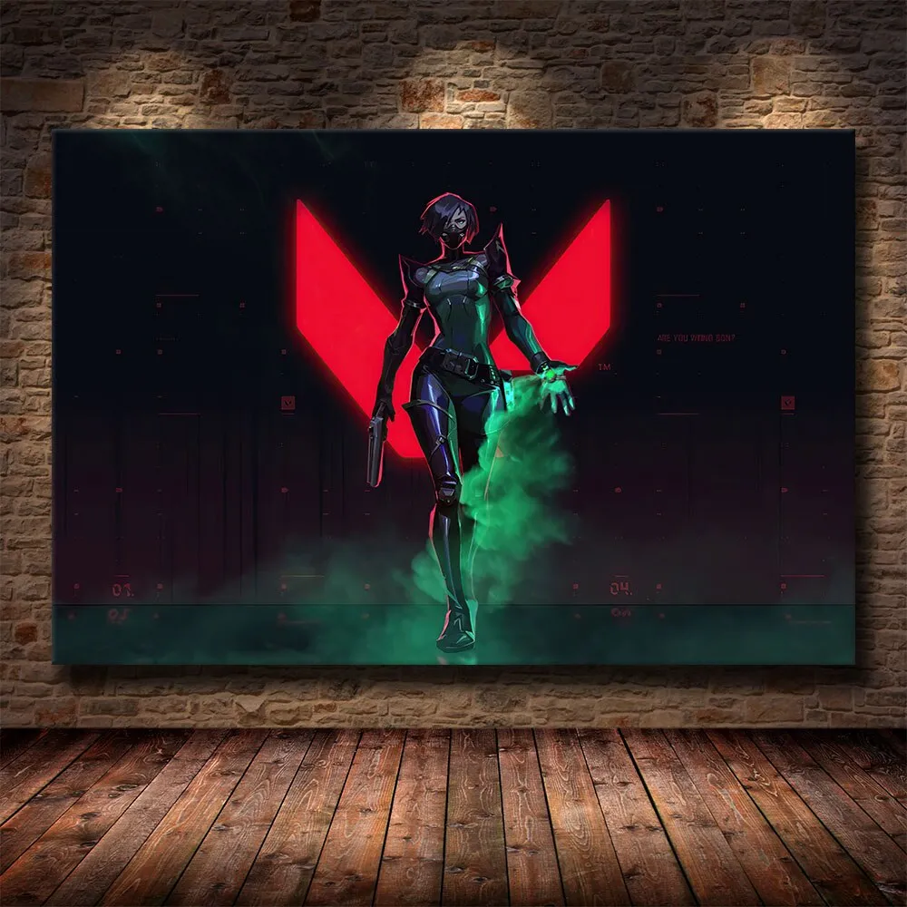 Canvas Painting Valorant Set- 2 (Variants Available)