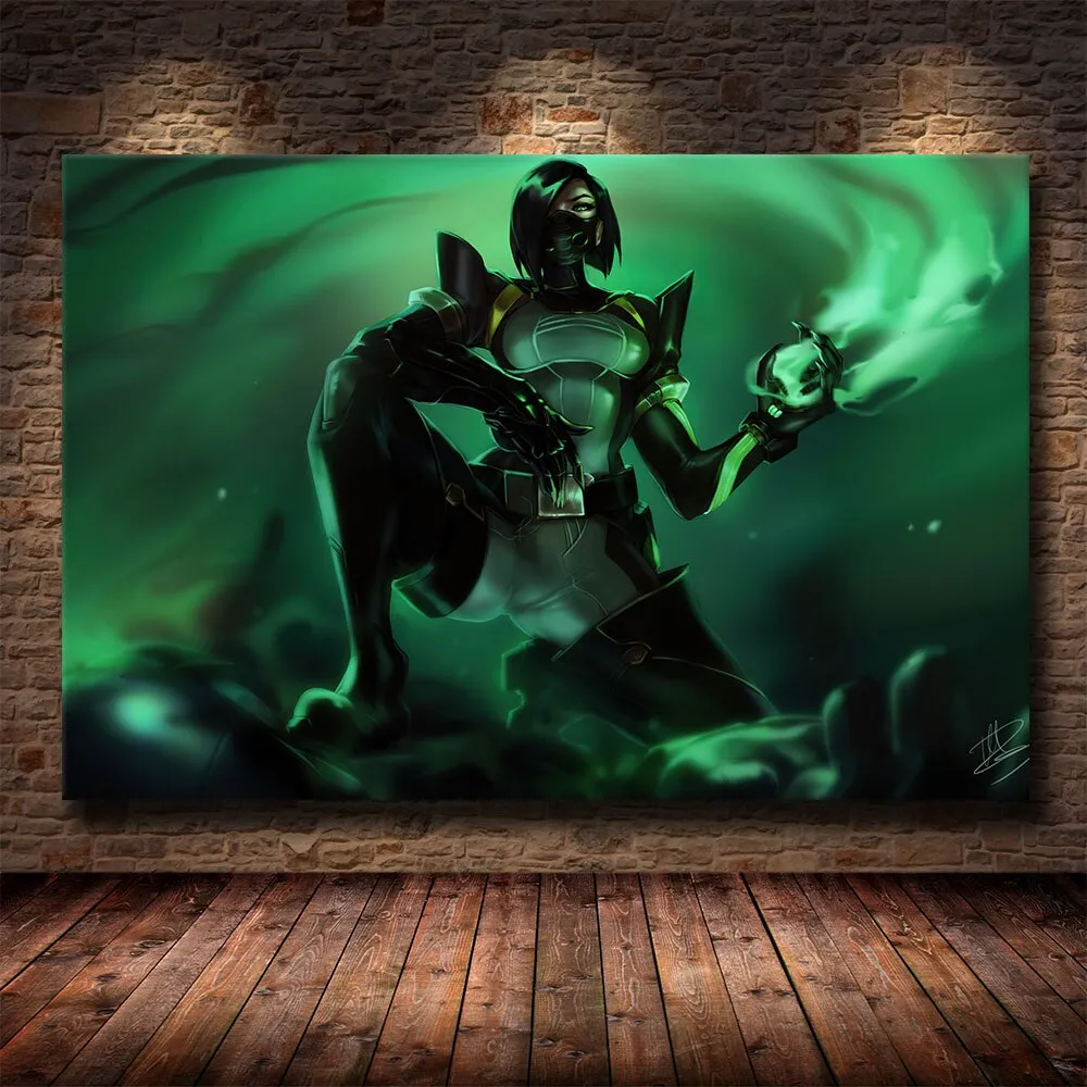 Canvas Painting Valorant Set- 2 (Variants Available)