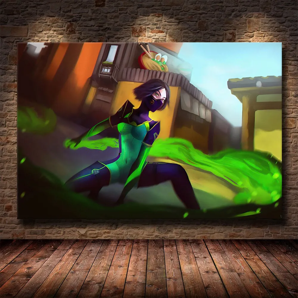 Canvas Painting Valorant Set- 2 (Variants Available)