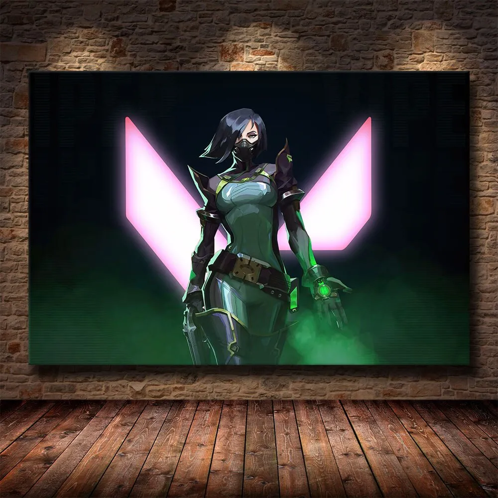 Canvas Painting Valorant Set- 2 (Variants Available)