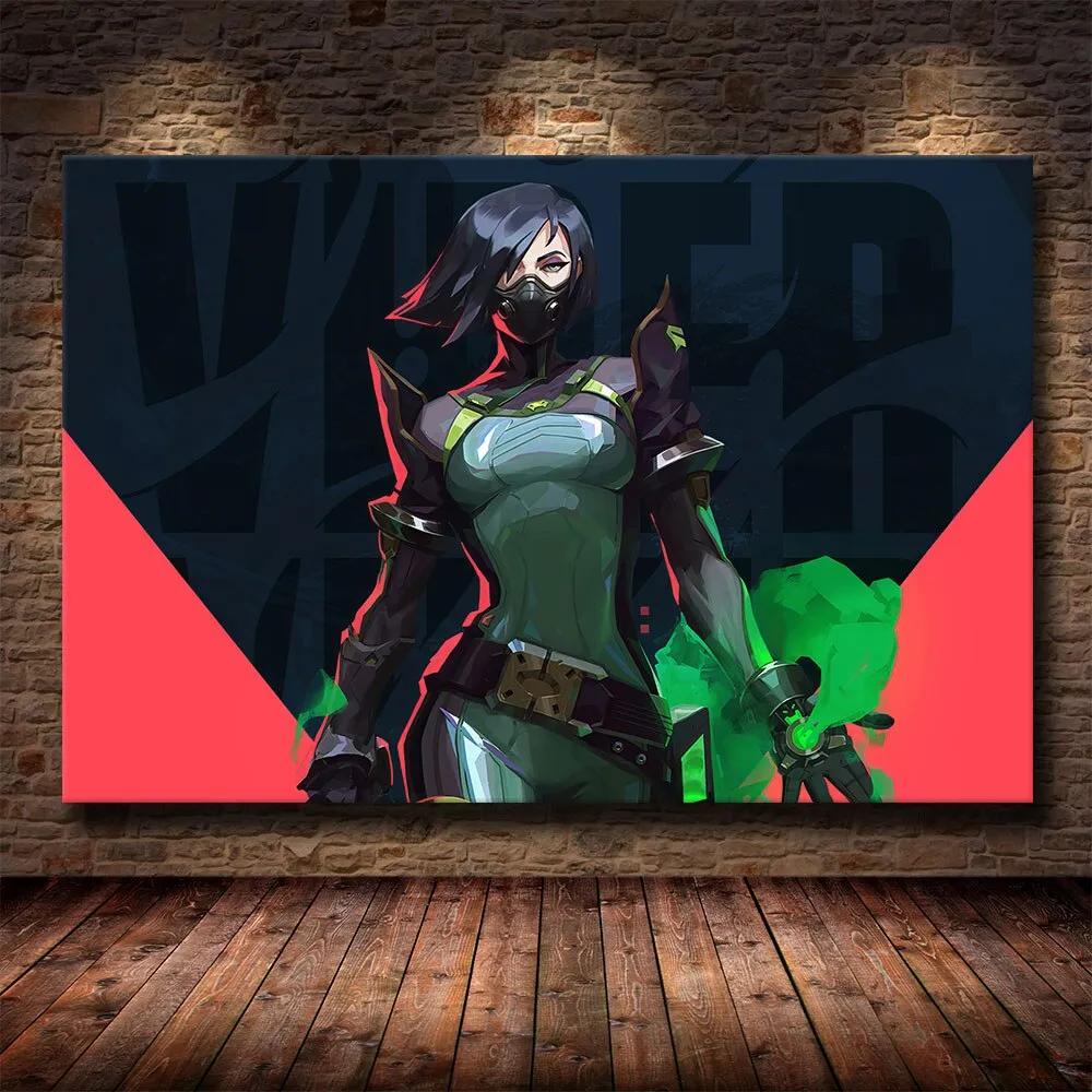 Canvas Painting Valorant Set- 2 (Variants Available)