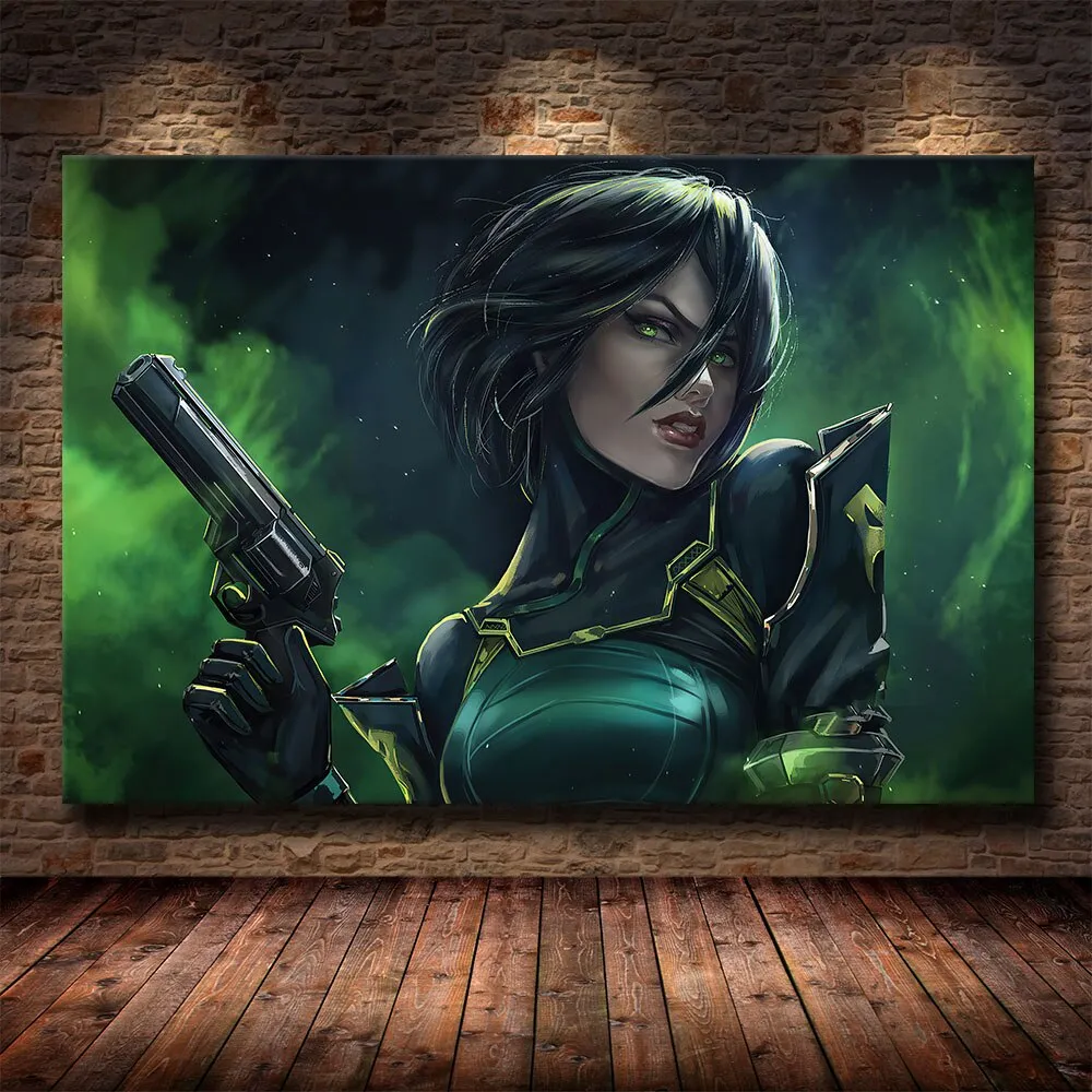 Canvas Painting Valorant Set- 2 (Variants Available)