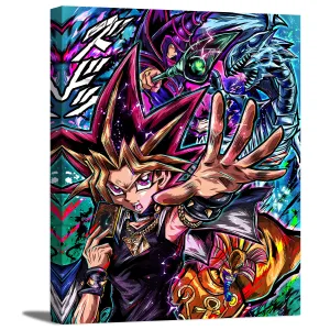 Card Game King Canvas Wall Art