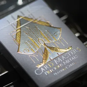 Card Masters Precious Metal Foil (White) Playing Cards by Handlordz